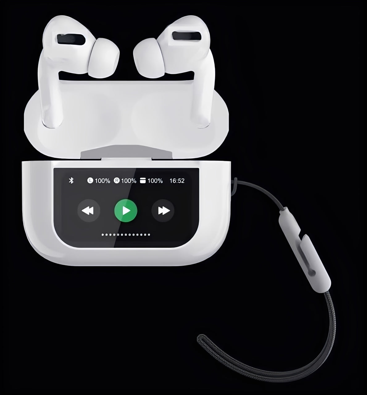 LED Display Earbuds