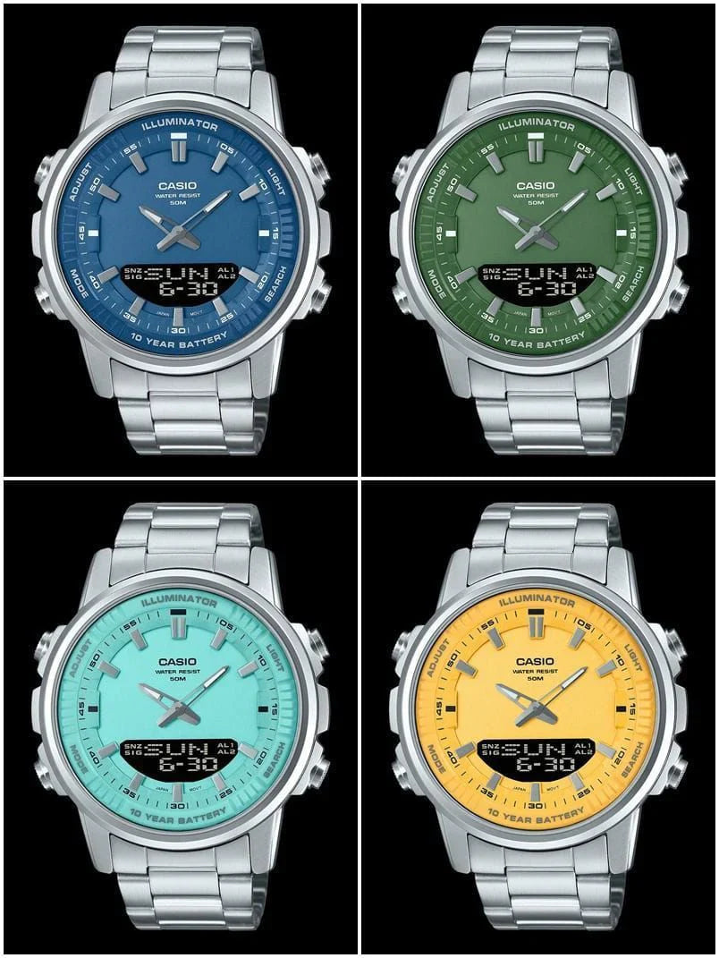 Casio AMW-880D-9AVDF Men’s-Digital Stainless Steel Watch